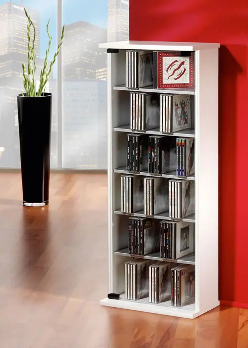 CD-Turm VCM Vetro für 150 CDs oder 65 DVDs